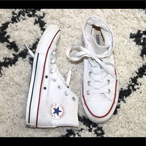 High Top White Converse